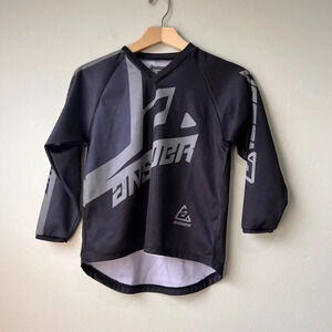 Answer Racing‎ Youth Medium Black & Gray Long Sleeve Jersey